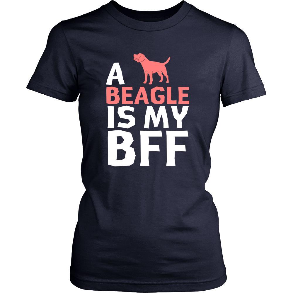 Beagle Shirt - a Beagle is my bff- Dog Lover Gift-T-shirt-Teelime | shirts-hoodies-mugs