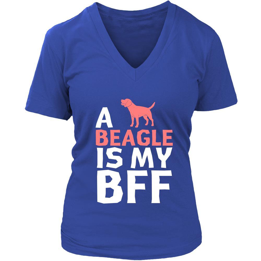 Beagle Shirt - a Beagle is my bff- Dog Lover Gift-T-shirt-Teelime | shirts-hoodies-mugs
