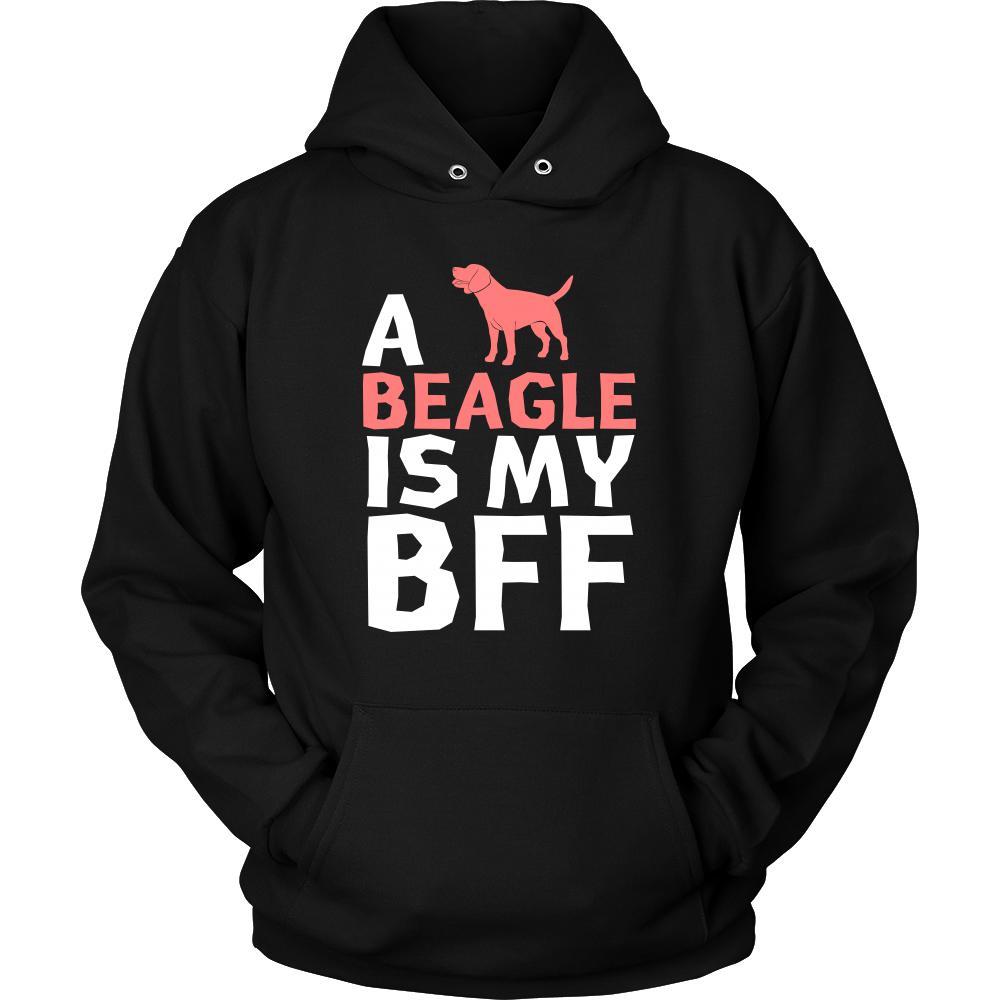 Beagle Shirt - a Beagle is my bff- Dog Lover Gift-T-shirt-Teelime | shirts-hoodies-mugs