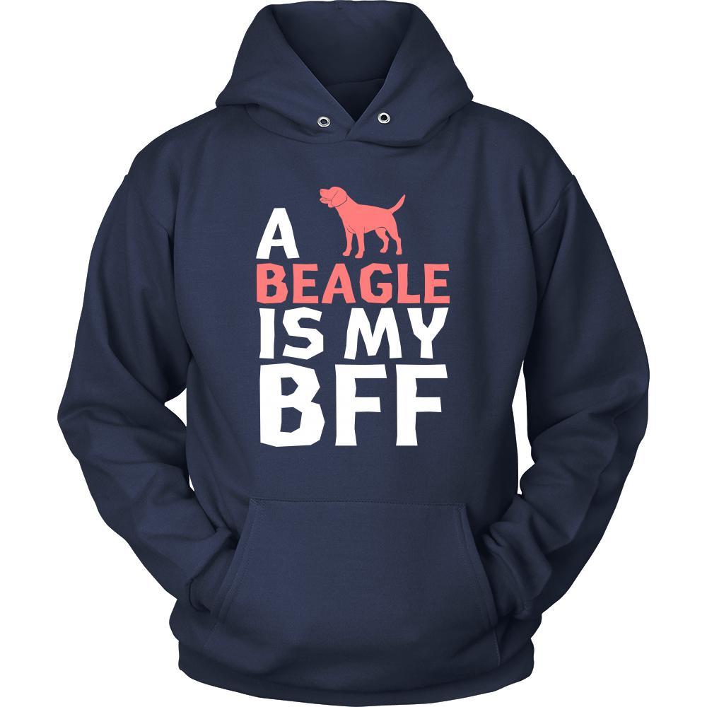 Beagle Shirt - a Beagle is my bff- Dog Lover Gift-T-shirt-Teelime | shirts-hoodies-mugs