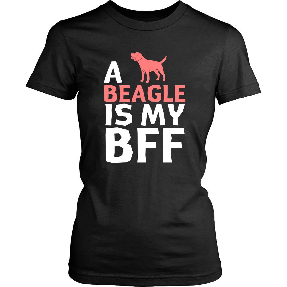 Beagle Shirt - a Beagle is my bff- Dog Lover Gift-T-shirt-Teelime | shirts-hoodies-mugs