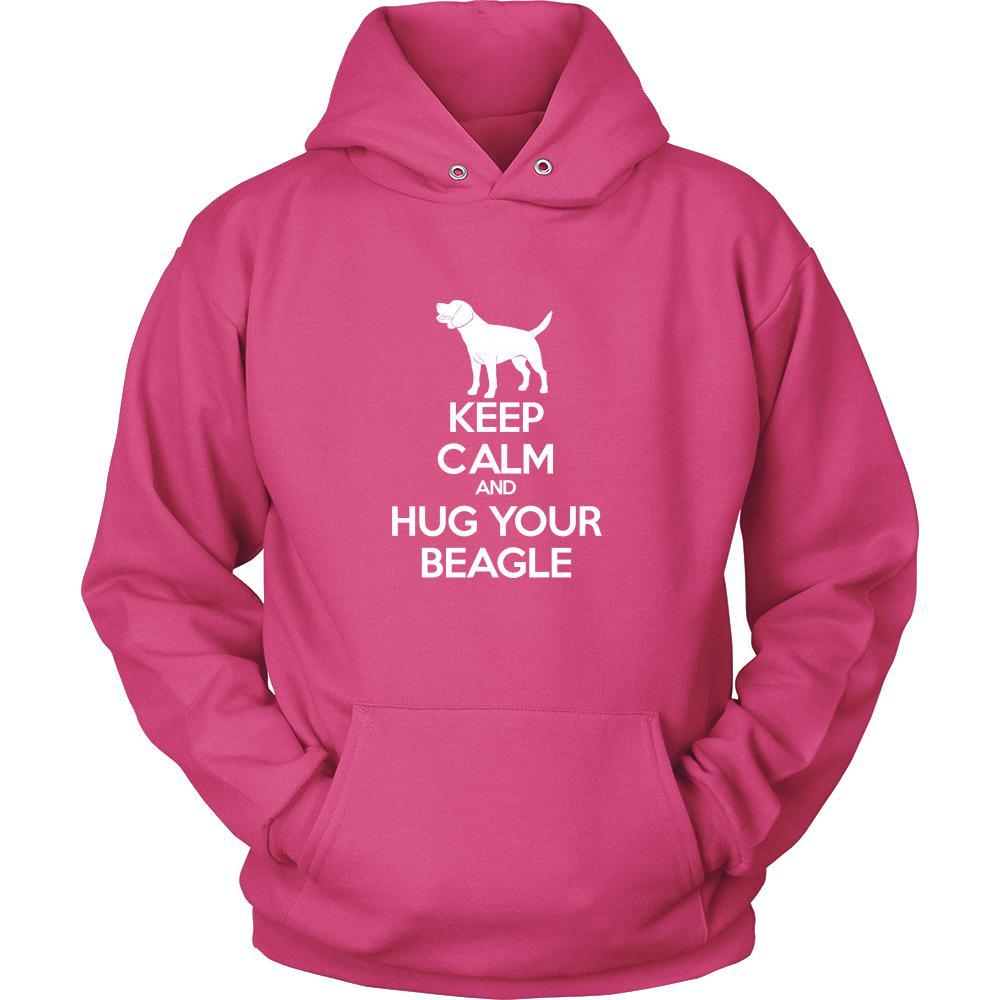 Beagle Shirt - Keep Calm and Hug Your Beagle- Dog Lover Gift Gift-T-shirt-Teelime | shirts-hoodies-mugs