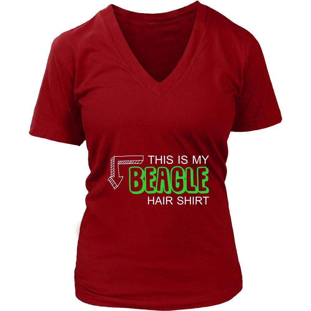 Beagle Shirt - This is my Beagle hair shirt - Dog Lover Gift-T-shirt-Teelime | shirts-hoodies-mugs