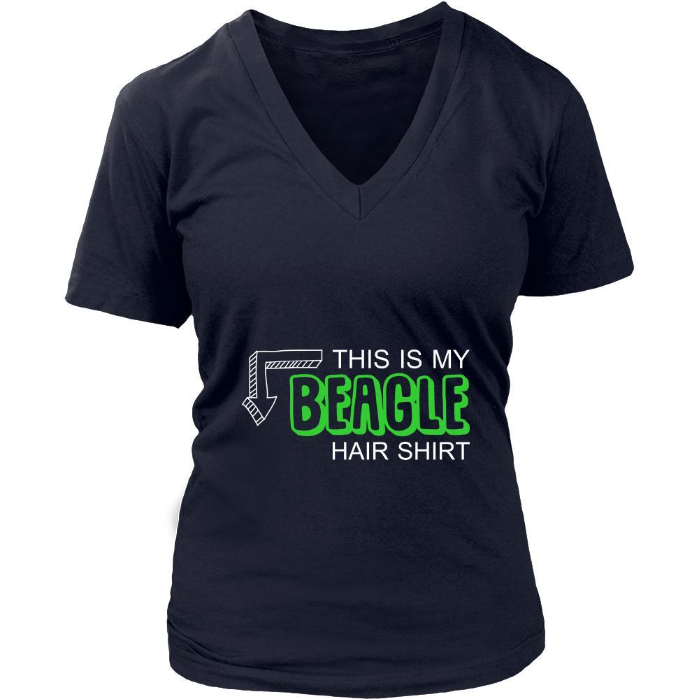 Beagle Shirt - This is my Beagle hair shirt - Dog Lover Gift-T-shirt-Teelime | shirts-hoodies-mugs