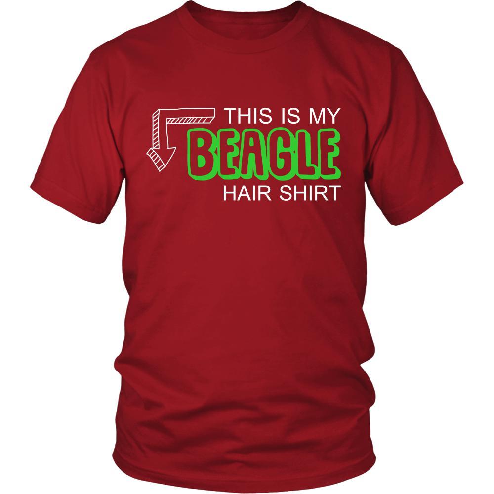 Beagle Shirt - This is my Beagle hair shirt - Dog Lover Gift-T-shirt-Teelime | shirts-hoodies-mugs