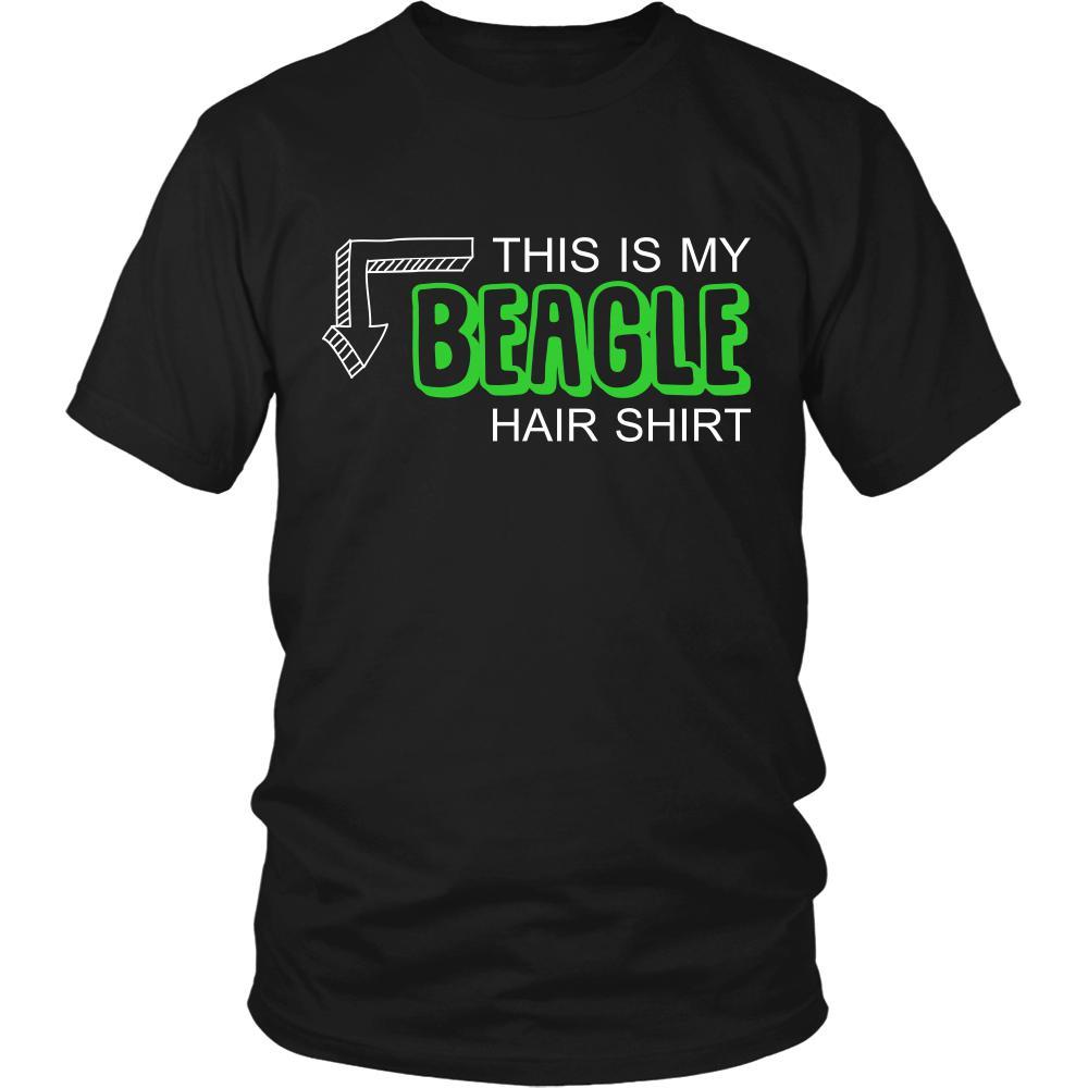 Beagle Shirt - This is my Beagle hair shirt - Dog Lover Gift-T-shirt-Teelime | shirts-hoodies-mugs
