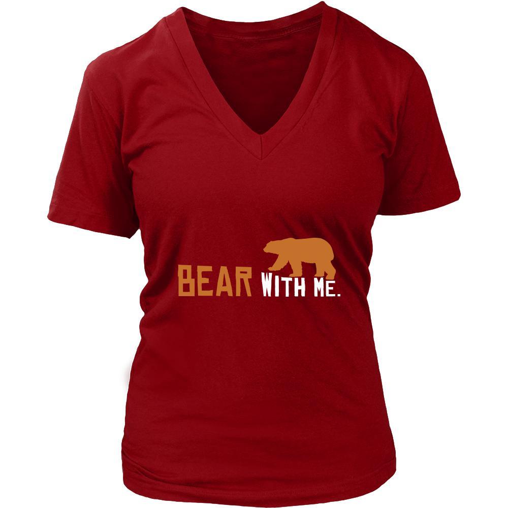 Bear Shirt - Bear With Me - Animal Lover Gift-T-shirt-Teelime | shirts-hoodies-mugs