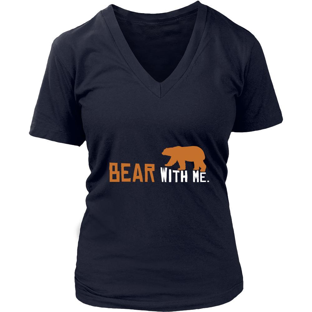 Bear Shirt - Bear With Me - Animal Lover Gift-T-shirt-Teelime | shirts-hoodies-mugs