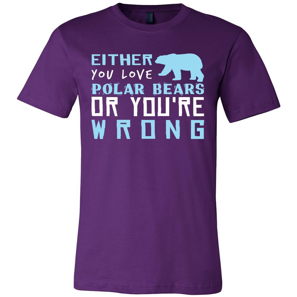Bear Shirt - Love or Wrong - Animal Lover Gift-T-shirt-Teelime | shirts-hoodies-mugs