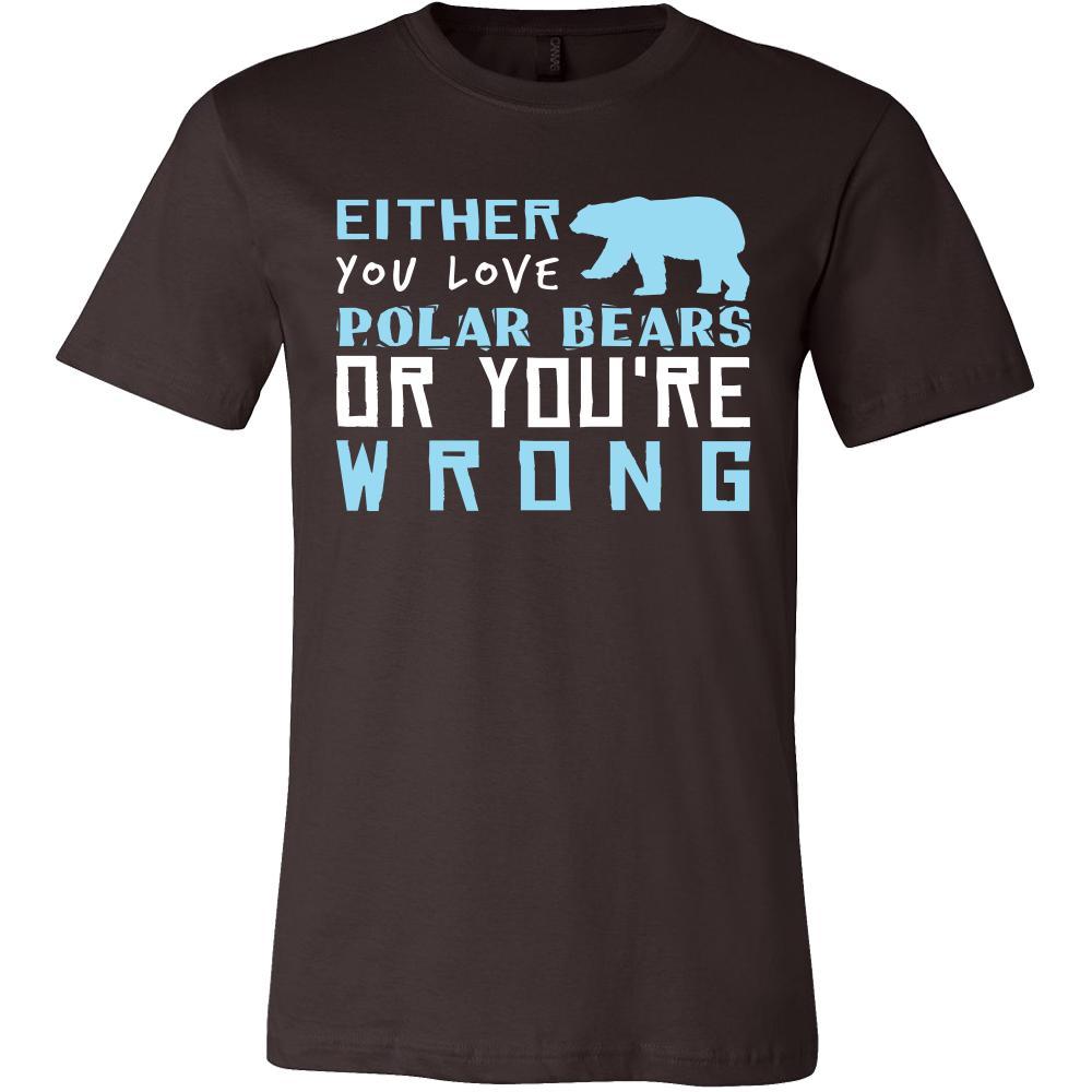 Bear Shirt - Love or Wrong - Animal Lover Gift-T-shirt-Teelime | shirts-hoodies-mugs