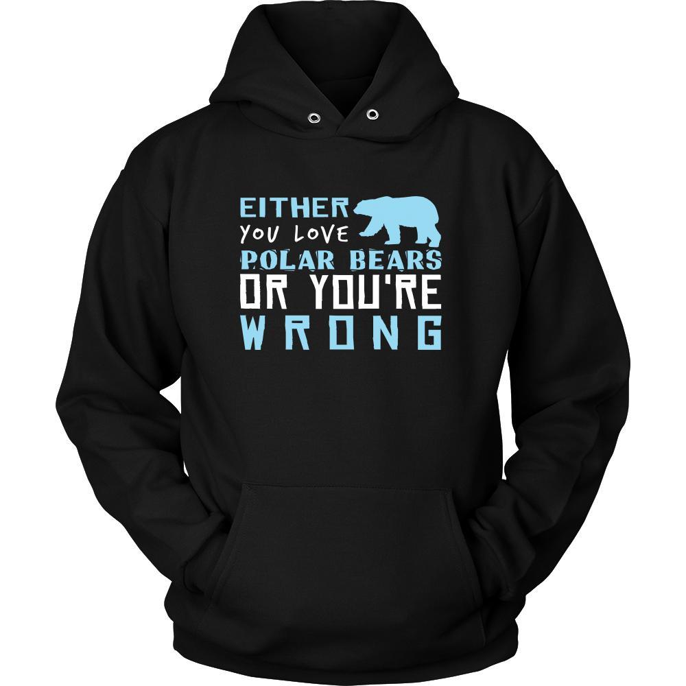 Bear Shirt - Love or Wrong - Animal Lover Gift-T-shirt-Teelime | shirts-hoodies-mugs