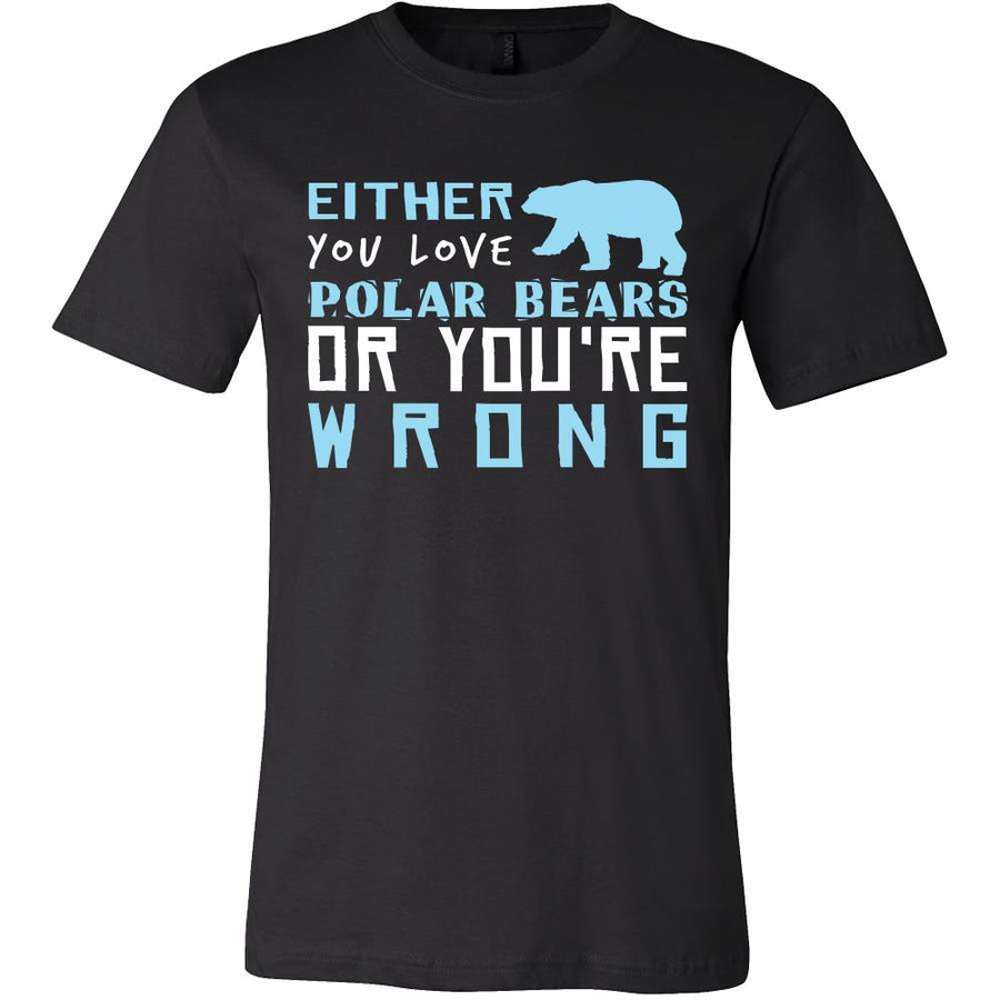 Bear Shirt - Love or Wrong - Animal Lover Gift-T-shirt-Teelime | shirts-hoodies-mugs