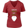 Beard T Shirt - Grow The B Get The V-T-shirt-Teelime | shirts-hoodies-mugs