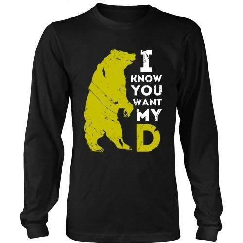 Beard T Shirt - I know you want my BearD-T-shirt-Teelime | shirts-hoodies-mugs