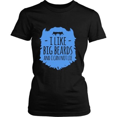 Beard T Shirt - I like Big Beards and I Cannot Lie-T-shirt-Teelime | shirts-hoodies-mugs