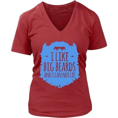 Beard T Shirt - I like Big Beards and I Cannot Lie-T-shirt-Teelime | shirts-hoodies-mugs