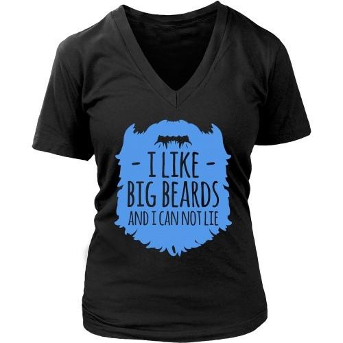 Beard T Shirt - I like Big Beards and I Cannot Lie-T-shirt-Teelime | shirts-hoodies-mugs
