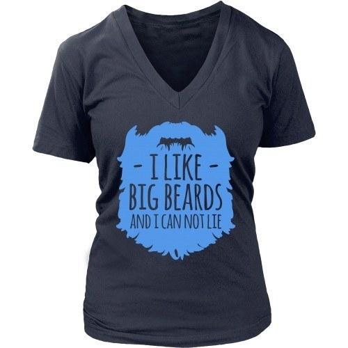 Beard T Shirt - I like Big Beards and I Cannot Lie-T-shirt-Teelime | shirts-hoodies-mugs