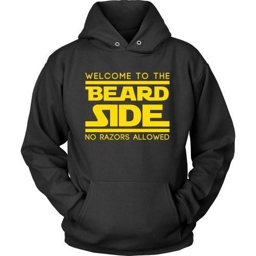 Beard T Shirt - Welcome to the Beard Side No Razors Allowed-T-shirt-Teelime | shirts-hoodies-mugs