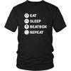 Beatboxing - Eat Sleep Beatbox Repeat - Beatboxing Hobby Shirt-T-shirt-Teelime | shirts-hoodies-mugs