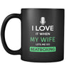 Beatboxing - I love it when my wife lets me go Beatboxing - 11oz Black Mug-Drinkware-Teelime | shirts-hoodies-mugs