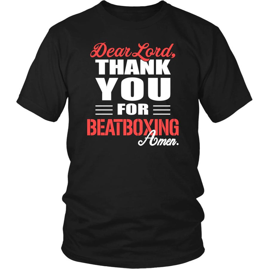 Beatboxing Shirt - Dear Lord, thank you for Beatboxing Amen- Hobby-T-shirt-Teelime | shirts-hoodies-mugs