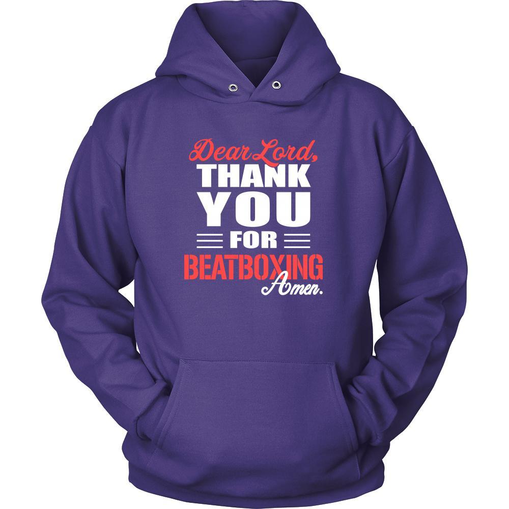 Beatboxing Shirt - Dear Lord, thank you for Beatboxing Amen- Hobby-T-shirt-Teelime | shirts-hoodies-mugs
