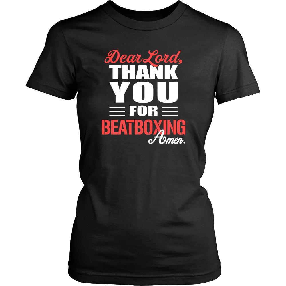 Beatboxing Shirt - Dear Lord, thank you for Beatboxing Amen- Hobby-T-shirt-Teelime | shirts-hoodies-mugs