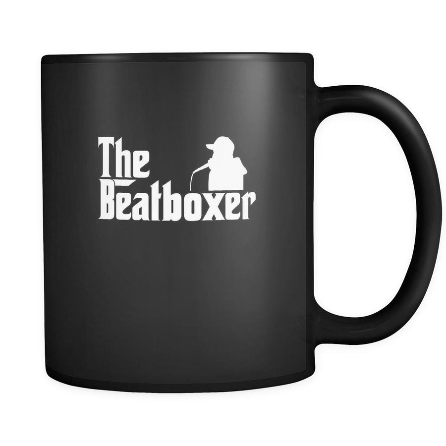 Beatboxing The Beatboxer 11oz Black Mug-Drinkware-Teelime | shirts-hoodies-mugs