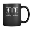 Beatboxing - Your husband My husband - 11oz Black Mug-Drinkware-Teelime | shirts-hoodies-mugs