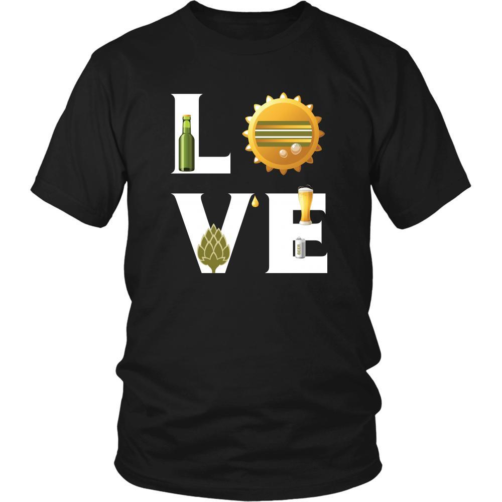 Beer - LOVE Beer - Drinks Shirt-T-shirt-Teelime | shirts-hoodies-mugs