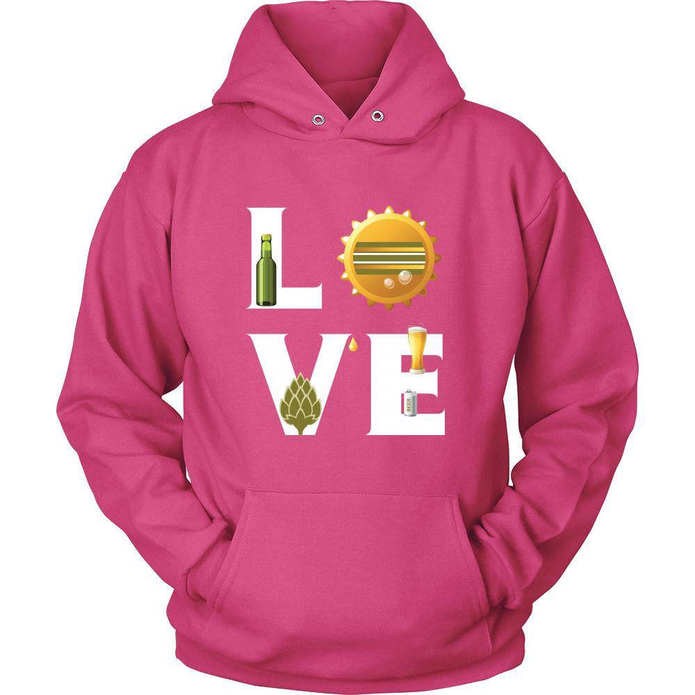 Beer - LOVE Beer - Drinks Shirt-T-shirt-Teelime | shirts-hoodies-mugs