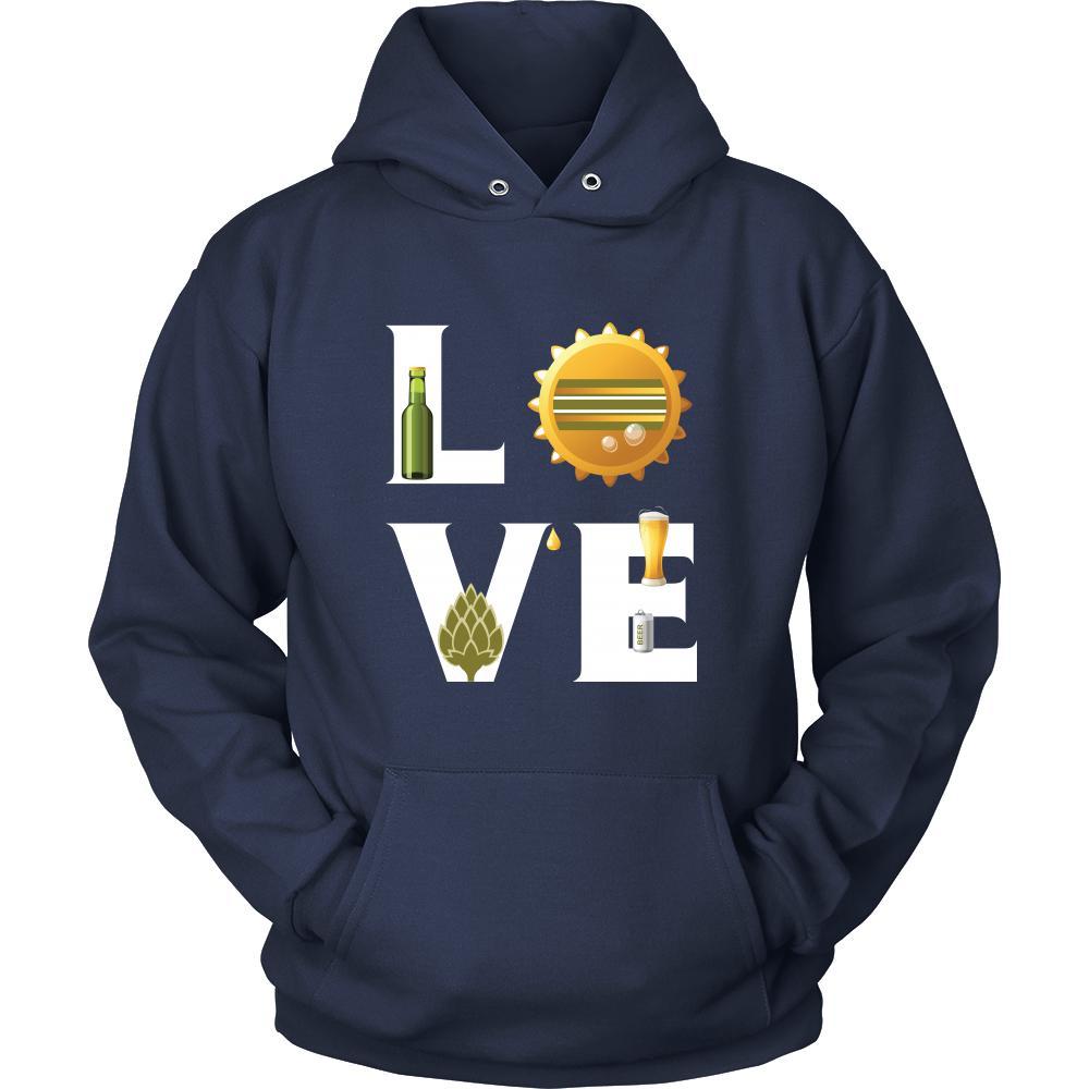 Beer - LOVE Beer - Drinks Shirt-T-shirt-Teelime | shirts-hoodies-mugs