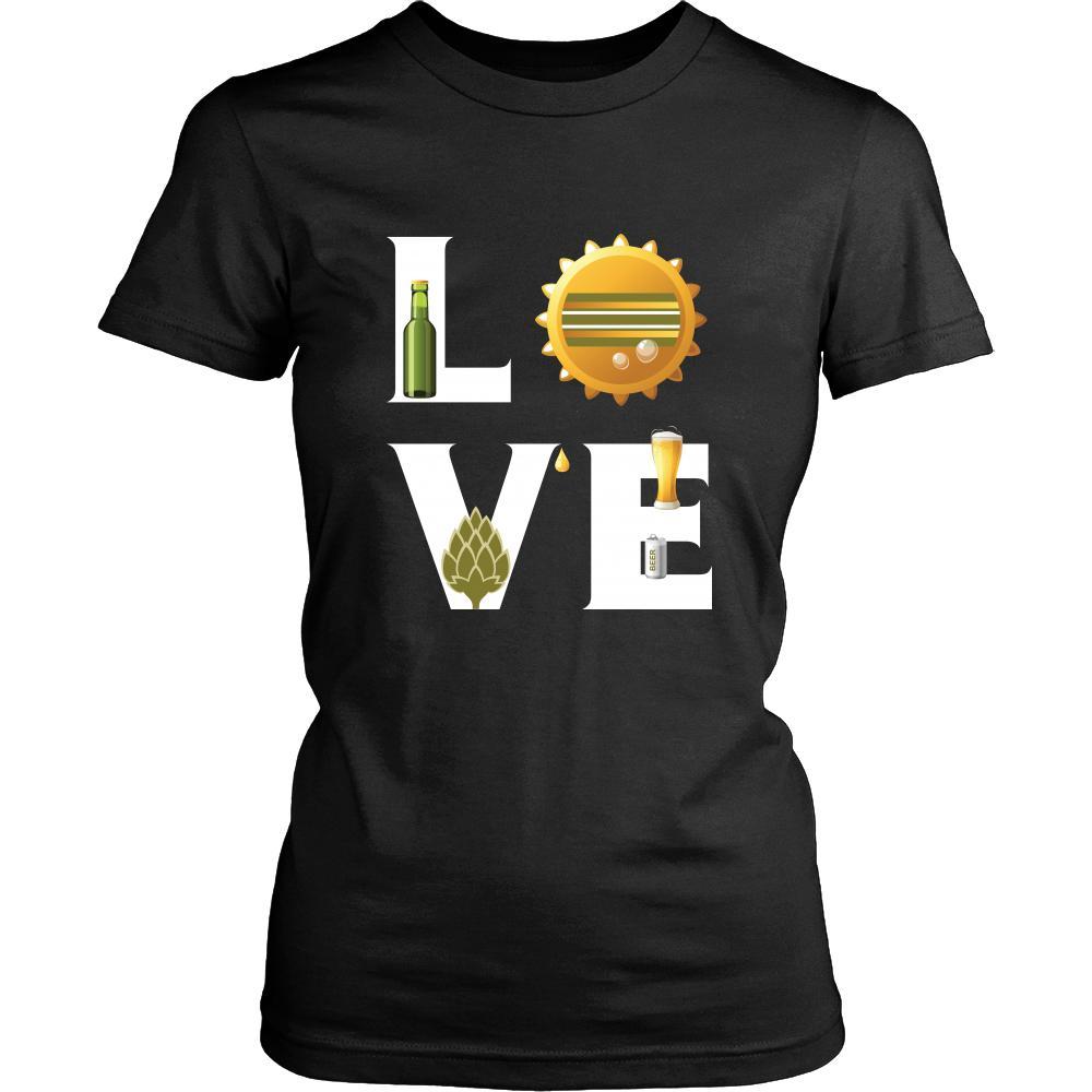 Beer - LOVE Beer - Drinks Shirt-T-shirt-Teelime | shirts-hoodies-mugs