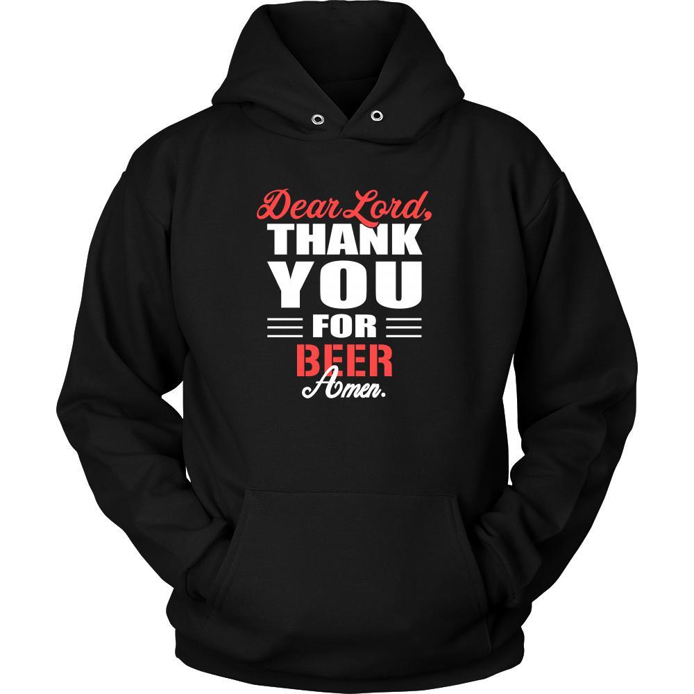Beer Shirt - Dear Lord, thank you for Beer Amen- Drink Lover-T-shirt-Teelime | shirts-hoodies-mugs
