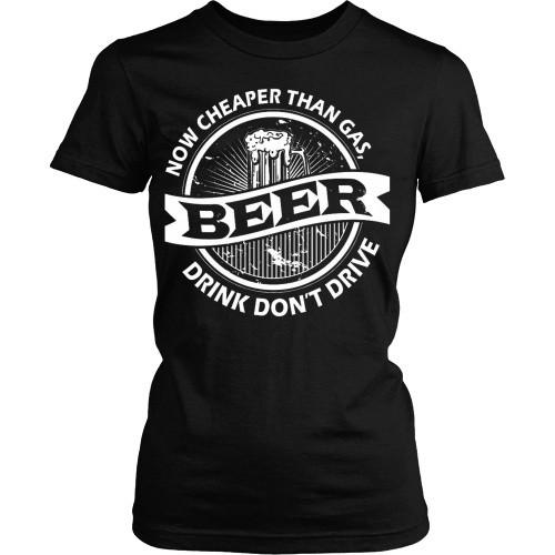 Beer T Shirt - Beer cheaper than Gas-T-shirt-Teelime | shirts-hoodies-mugs