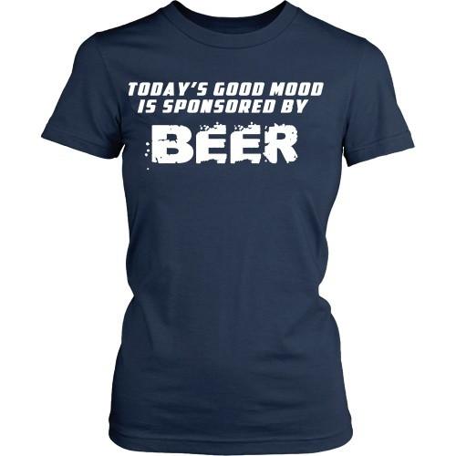 Beer T Shirt - Good mood is sponsored by Beer-T-shirt-Teelime | shirts-hoodies-mugs