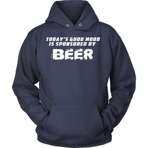 Beer T Shirt - Good mood is sponsored by Beer-T-shirt-Teelime | shirts-hoodies-mugs