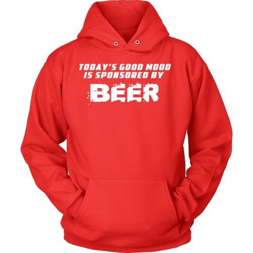 Beer T Shirt - Good mood is sponsored by Beer-T-shirt-Teelime | shirts-hoodies-mugs
