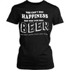 Beer T Shirt - Money can't buy happiness but can buy you a beer-T-shirt-Teelime | shirts-hoodies-mugs