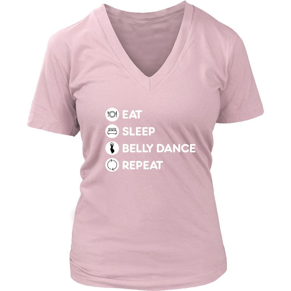 Belly Dancing - Eat Sleep Belly Dance Repeat - Belly Dancing Hobby Shirt-T-shirt-Teelime | shirts-hoodies-mugs