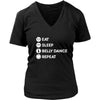 Belly Dancing - Eat Sleep Belly Dance Repeat - Belly Dancing Hobby Shirt-T-shirt-Teelime | shirts-hoodies-mugs