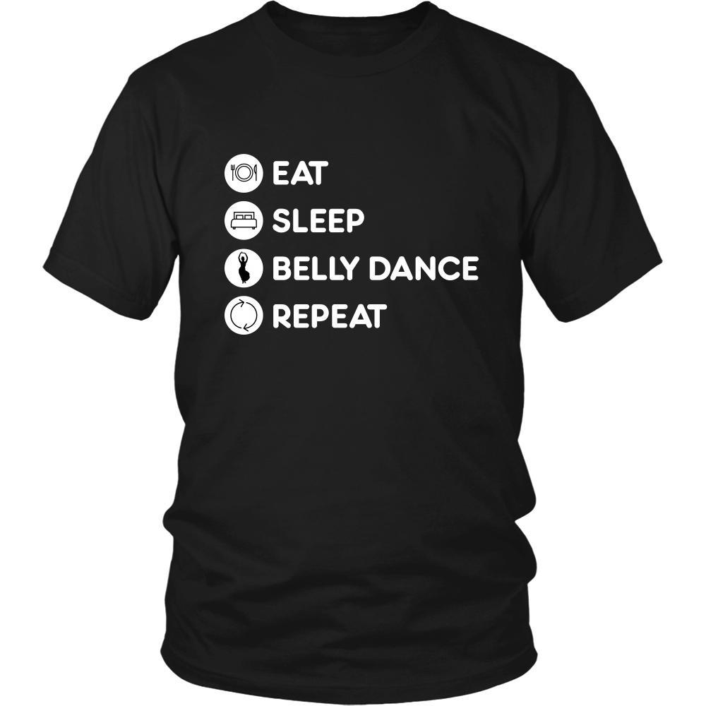 Belly Dancing - Eat Sleep Belly Dance Repeat - Belly Dancing Hobby Shirt-T-shirt-Teelime | shirts-hoodies-mugs