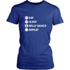 Belly Dancing - Eat Sleep Belly Dance Repeat - Belly Dancing Hobby Shirt-T-shirt-Teelime | shirts-hoodies-mugs