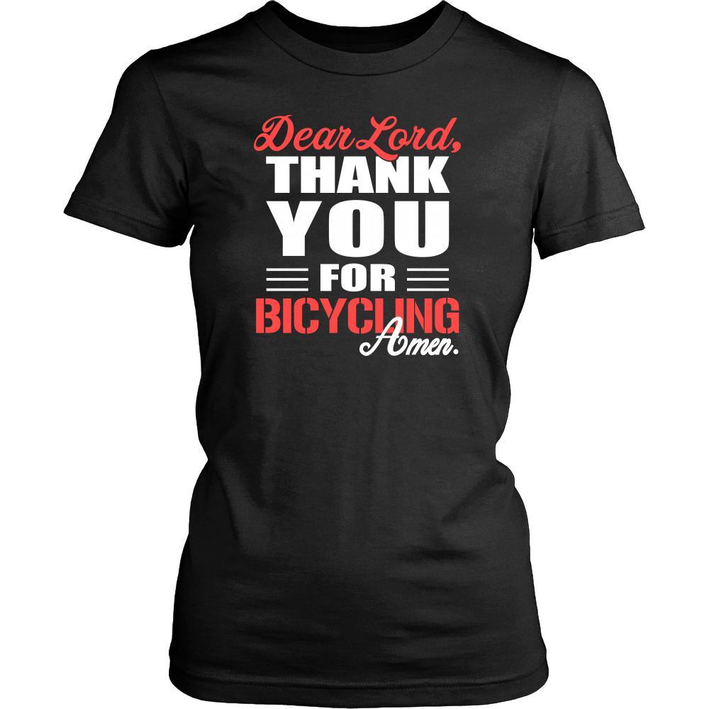 Bicycling Shirt - Dear Lord, thank you for Bicycling Amen- Hobby-T-shirt-Teelime | shirts-hoodies-mugs