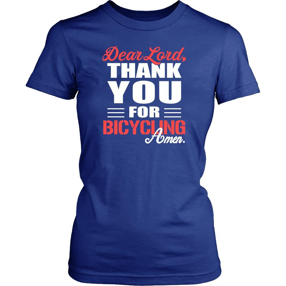 Bicycling Shirt - Dear Lord, thank you for Bicycling Amen- Hobby-T-shirt-Teelime | shirts-hoodies-mugs
