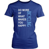 Bicycling Shirt - Do more of what makes you happy Bicycling- Hobby Gift-T-shirt-Teelime | shirts-hoodies-mugs