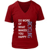 Bicycling Shirt - Do more of what makes you happy Bicycling- Hobby Gift-T-shirt-Teelime | shirts-hoodies-mugs