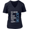 Bicycling Shirt - Do more of what makes you happy Bicycling- Hobby Gift-T-shirt-Teelime | shirts-hoodies-mugs