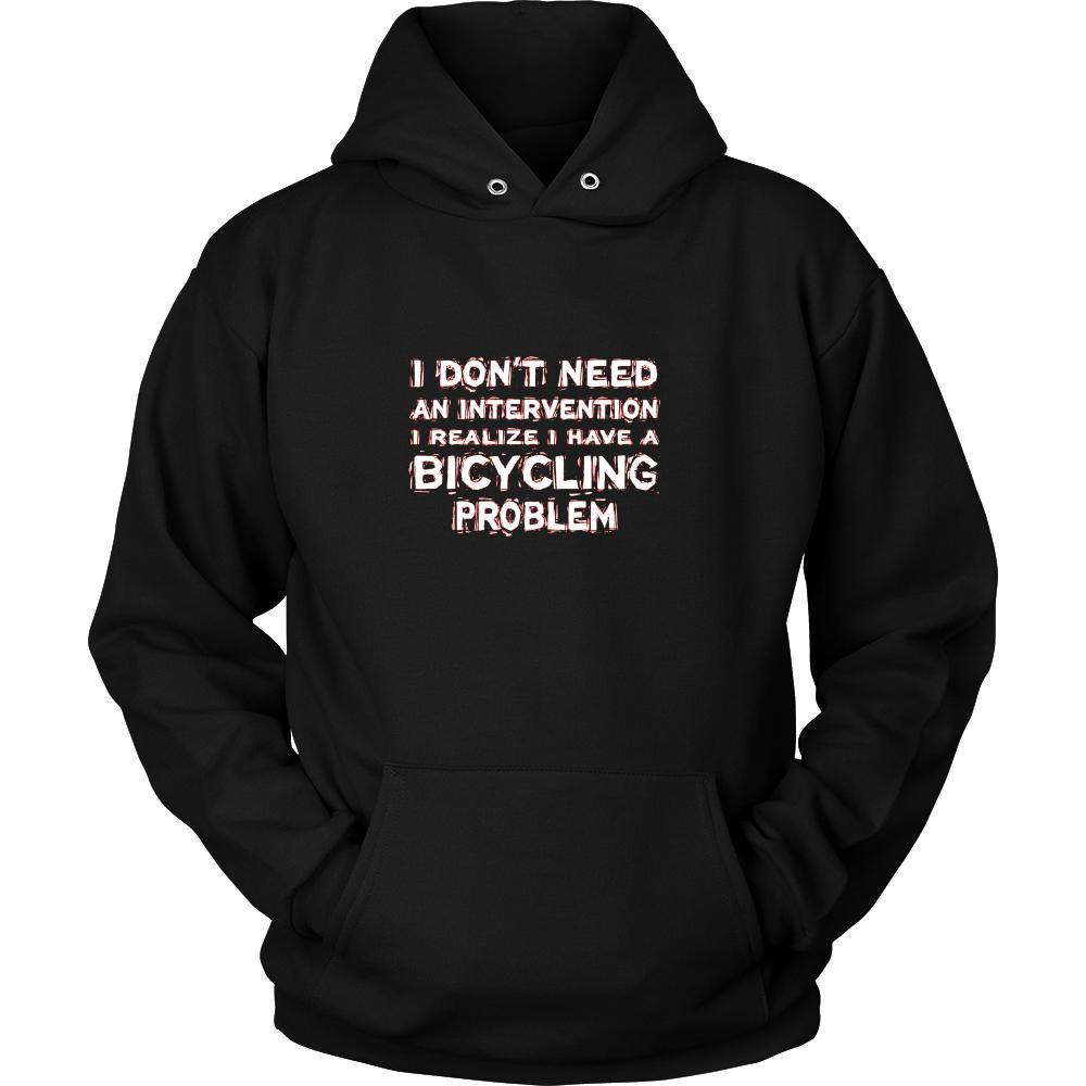 Bicycling Shirt - I don't need an intervention I realize I have a Bicycling problem- Hobby Gift-T-shirt-Teelime | shirts-hoodies-mugs